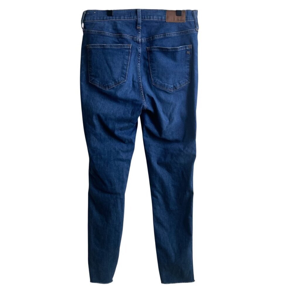 Madewell 10" High-Rise Button Fly Skinny Jeans | Size 29 | Hannah Wash - Picture 3 of 13